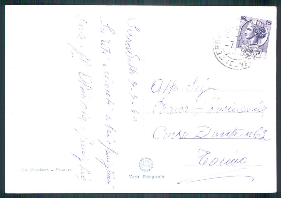 Cuneo Serravalle Langhe Auto Foto FG cartolina MZ1899 – retro
