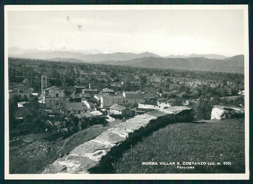 Cuneo Villar San Costanzo Morra ABRASA Foto FG cartolina MZ1912 – fronte