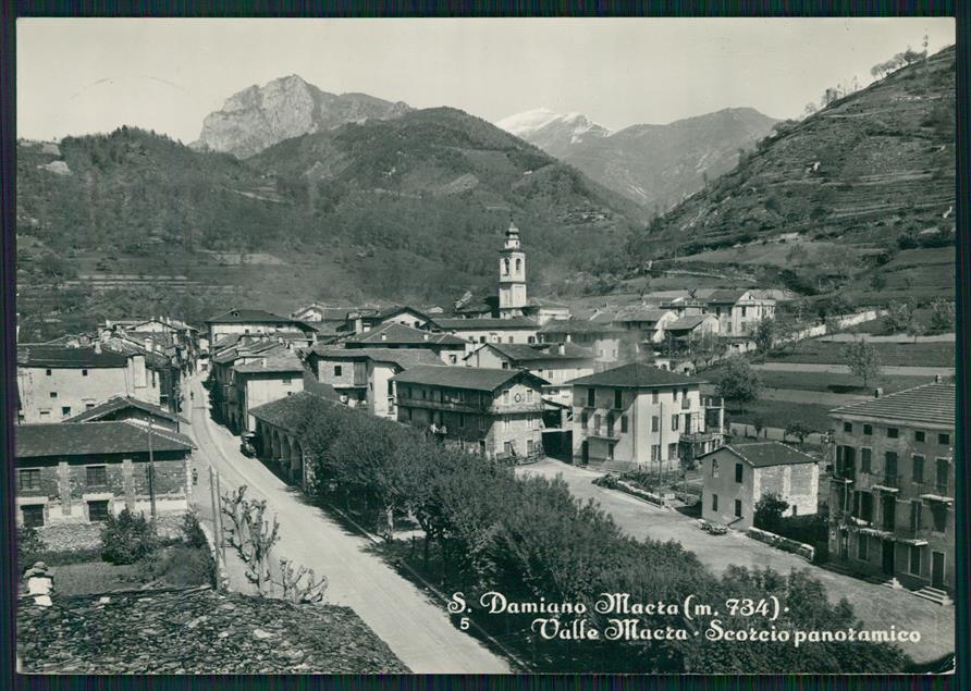 Cuneo San Damiano Macra Foto FG cartolina MZ1920 – fronte