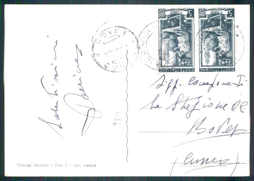 Cuneo San Damiano Macra Foto FG cartolina MZ1920 – retro