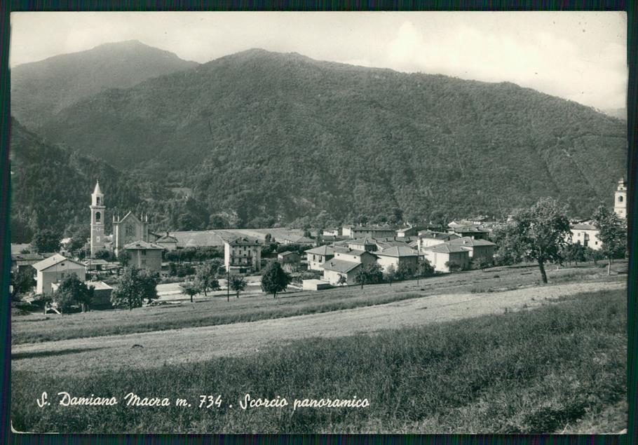 Cuneo San Damiano Macra Foto FG cartolina MZ1924 – fronte