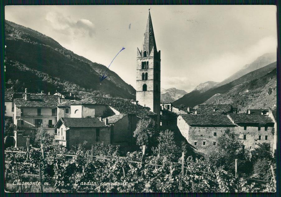 Torino Chiomonte Foto FG cartolina MZ1963 – fronte
