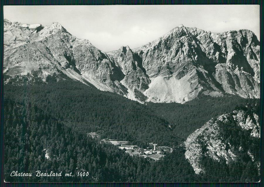 Torino Oulx Chatean Beaulard Foto FG cartolina MZ1966 – fronte
