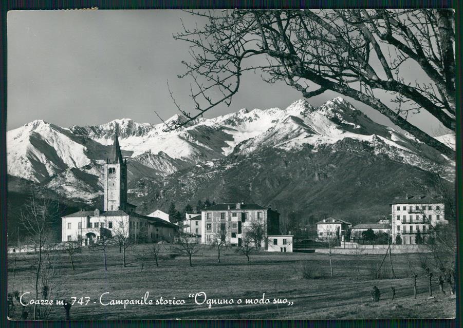 Torino Coazze Foto FG cartolina MZ1970 – fronte