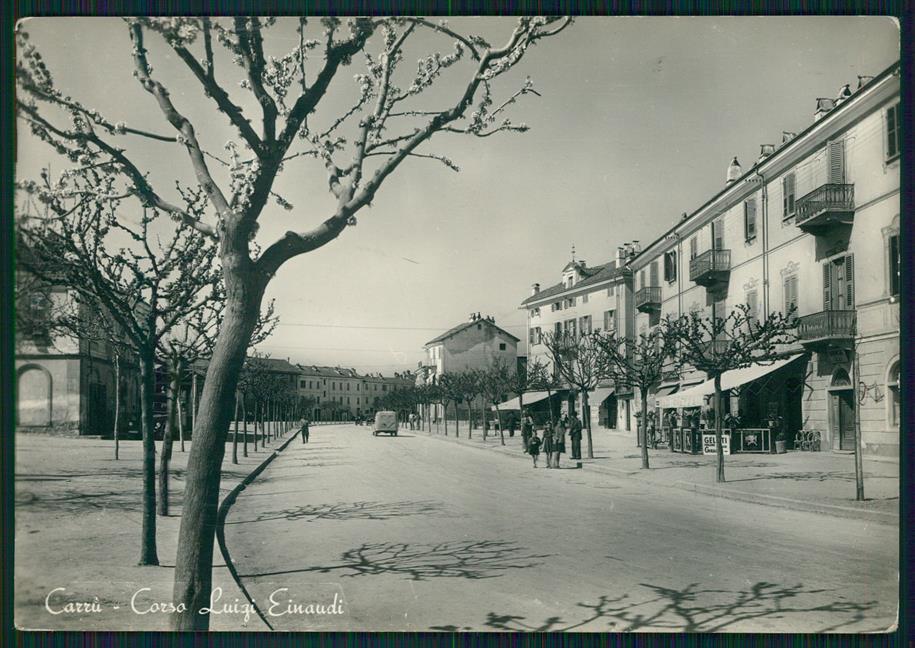 Cuneo Carrù Corso Luigi Einaudi FORO Foto FG cartolina MZ2002 – fronte