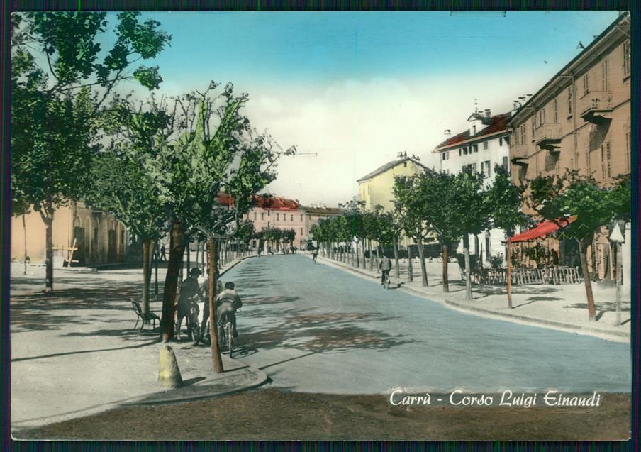 Cuneo Carrù Corso Luigi Einaudi Foto FG cartolina MZ2004 – fronte
