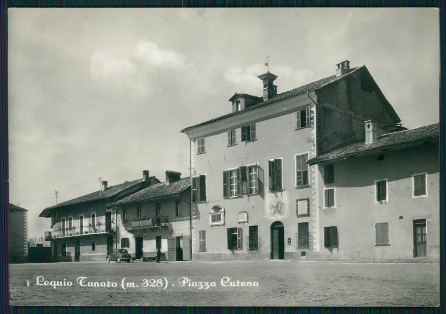Cuneo Lequio Tanaro Piazza Cureno PIEGHINA Foto FG cartolina MZ2043 – fronte