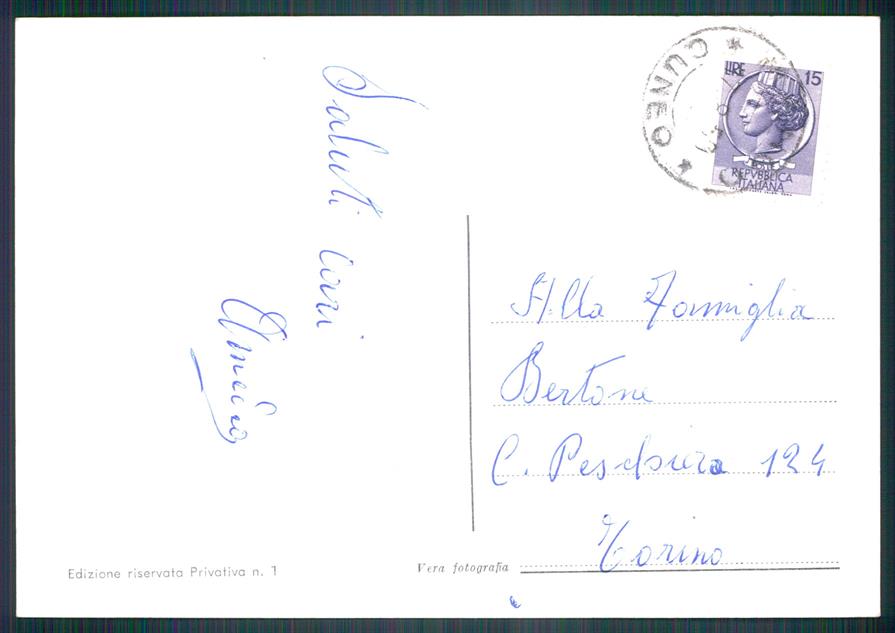 Cuneo Mango Foto FG cartolina MZ2050 – retro