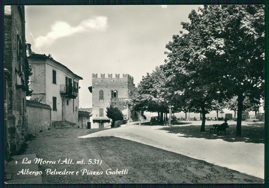 Cuneo La Morra Piazza Gabetti Foto FG cartolina MZ2053 – fronte