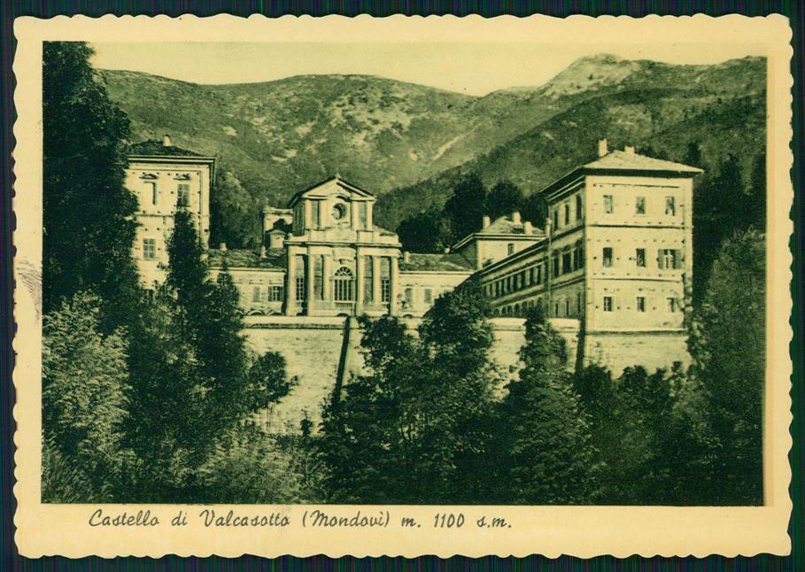 Cuneo Mondovì Valcasotto Castello di FG cartolina MZ2079 – fronte