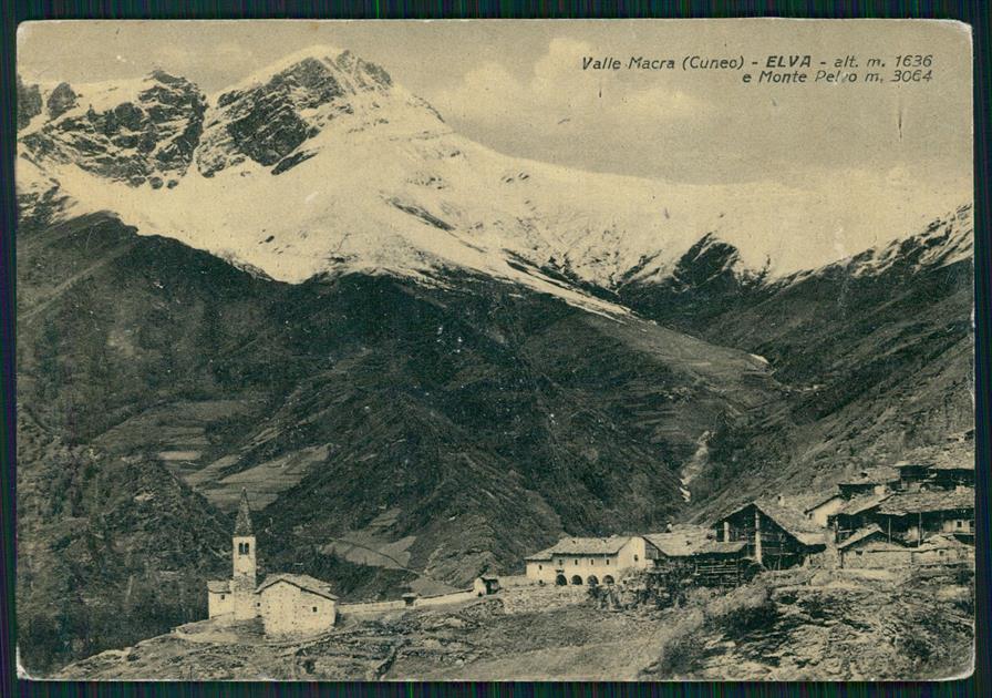 Cuneo Elva Monte Pelvo FG cartolina MZ2131 – fronte