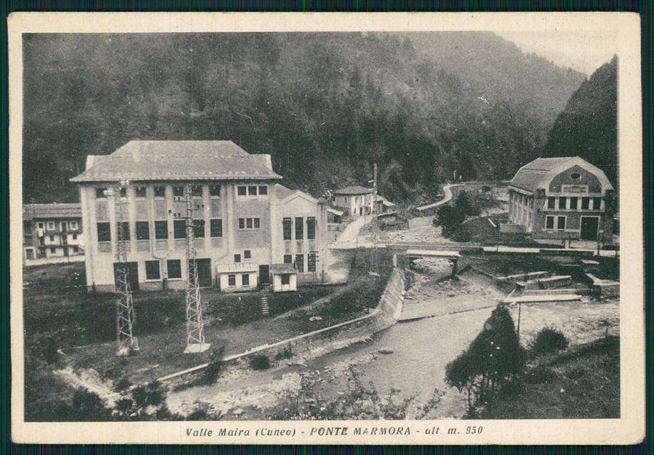 Cuneo Marmora Ponte di Diga FG cartolina MZ2135 – fronte