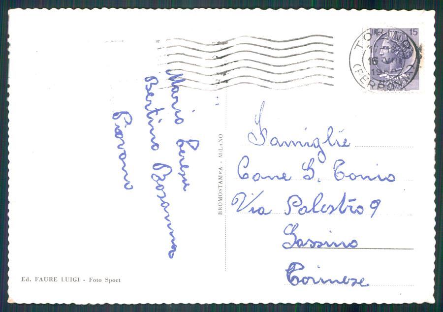 Torino Sauze d'Oulx Seggiovia FG cartolina MZ2142 – retro