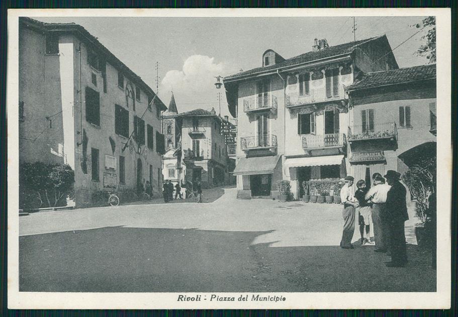 Torino Rivoli Piazza del Municipio FG cartolina MZ2145 – fronte