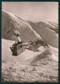 Biella Oropa Funivia Rifugio Cai Nevicata Foto FG cartolina MZ2163 – fronte