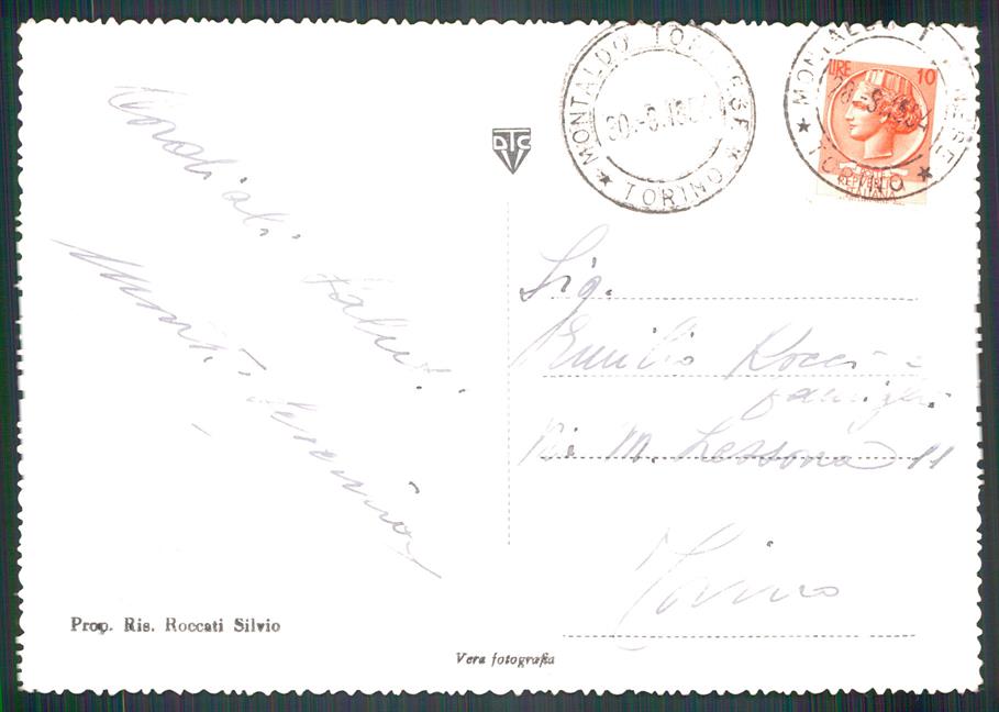 Torino Montaldo Torinese Foto FG cartolina MZ2174 – retro