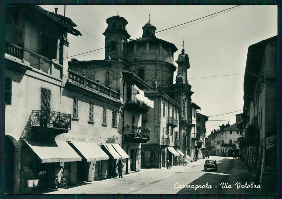Torino Carmagnola Via Valobra Auto Foto FG cartolina MZ2220 – fronte