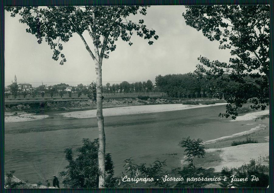 Torino Carignano Fiume Po Foto FG cartolina MZ2231 – fronte