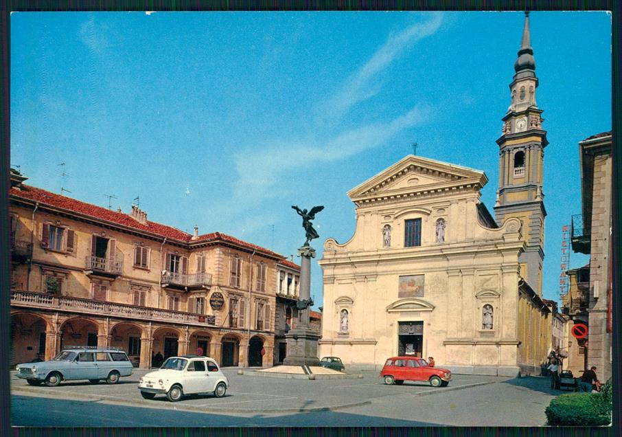 Torino Carignano Piazza Liberazione Auto Foto FG cartolina MZ2237 – fronte