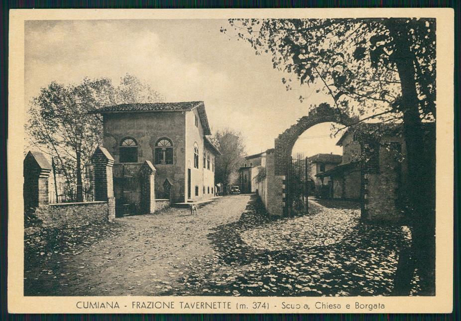 Torino Cumiana Tavernette Scuola FG cartolina MZ2264 – fronte