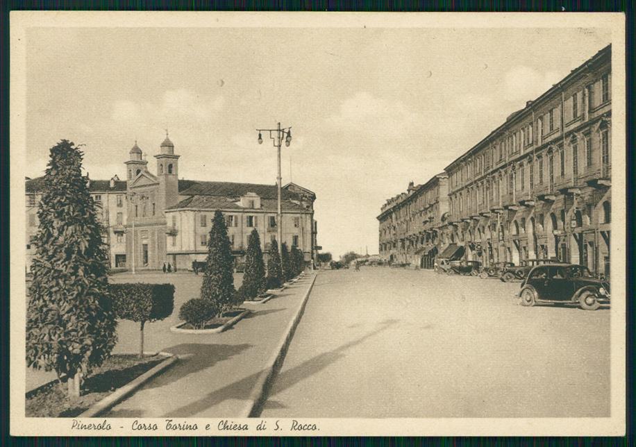 Torino Pinerolo Corso Torino Auto FG cartolina MZ2273 – fronte