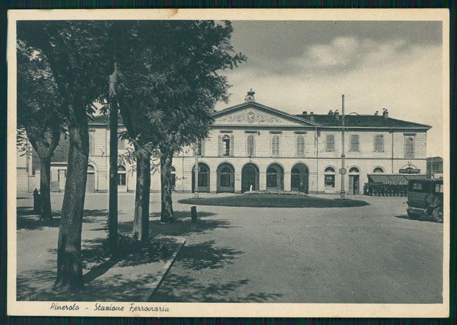 Torino Pinerolo Stazione Auto FG cartolina MZ2274 – fronte