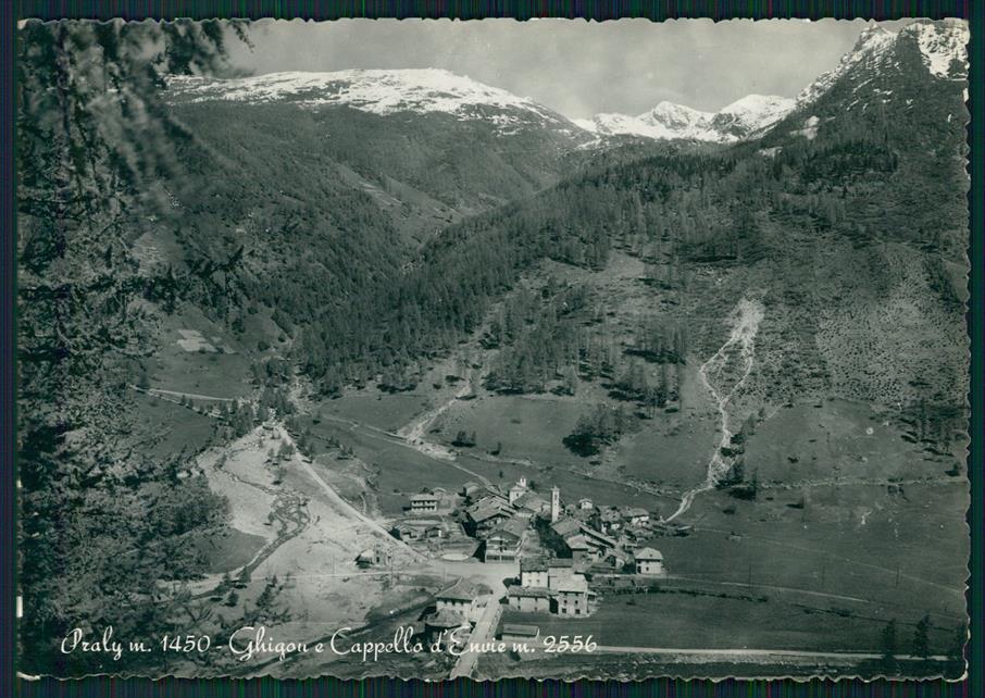 Torino Prali Ghigou Cappello d'Envie Foto FG cartolina MZ2284 – fronte