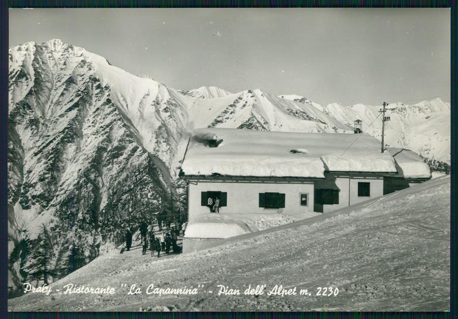 Torino Prali Pian dell'Alpet Nevicata Foto FG cartolina MZ2285 – fronte