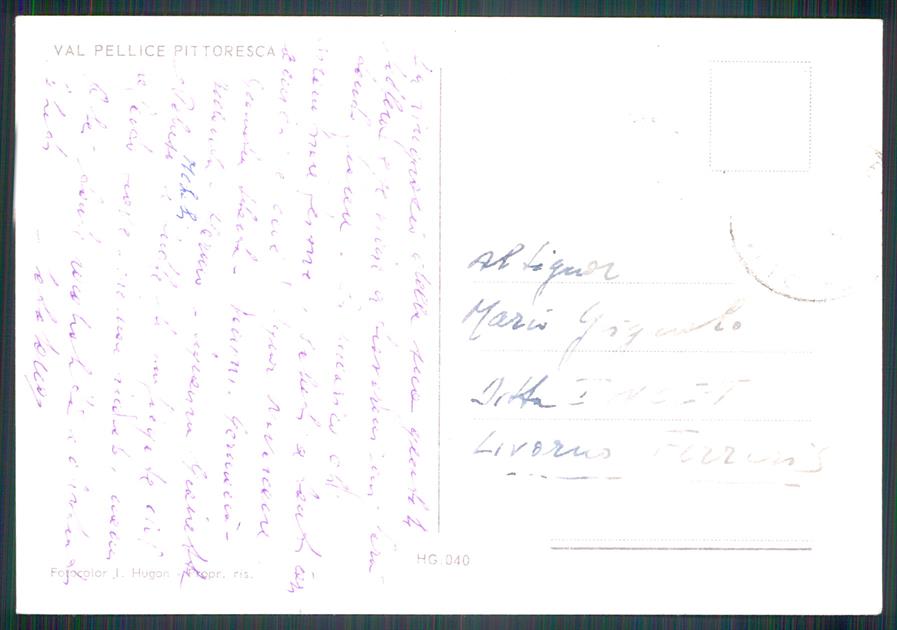 Torino Torre Pellice Cabinovia Foto FG cartolina MZ2306 – retro