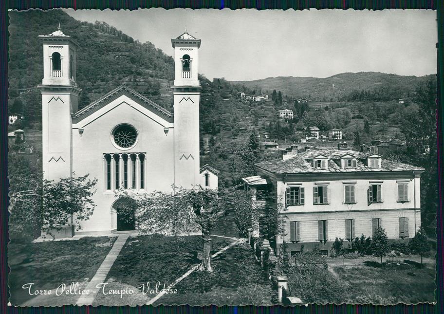 Torino Torre Pellice Tempio Valdese Foto FG cartolina MZ2307 – fronte