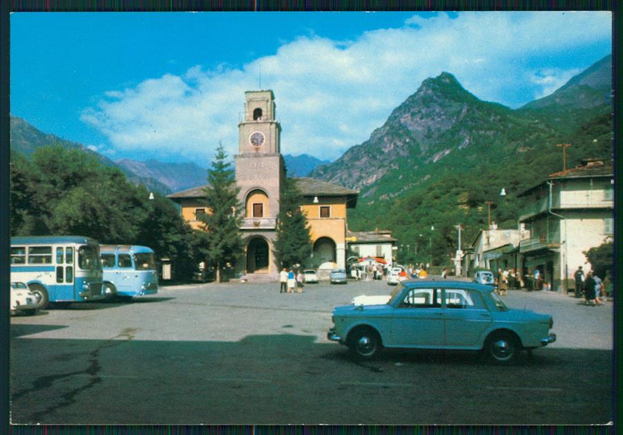 Torino Bobbio Pellice Bric Bariound Auto Corriere Foto FG cartolina MZ2314 – fronte