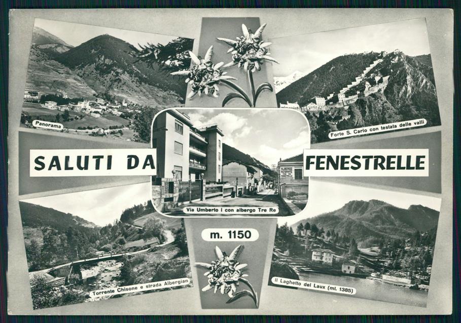 Torino Fenestrelle Saluti da Stelle Alpine Foto FG cartolina MZ2337 – fronte