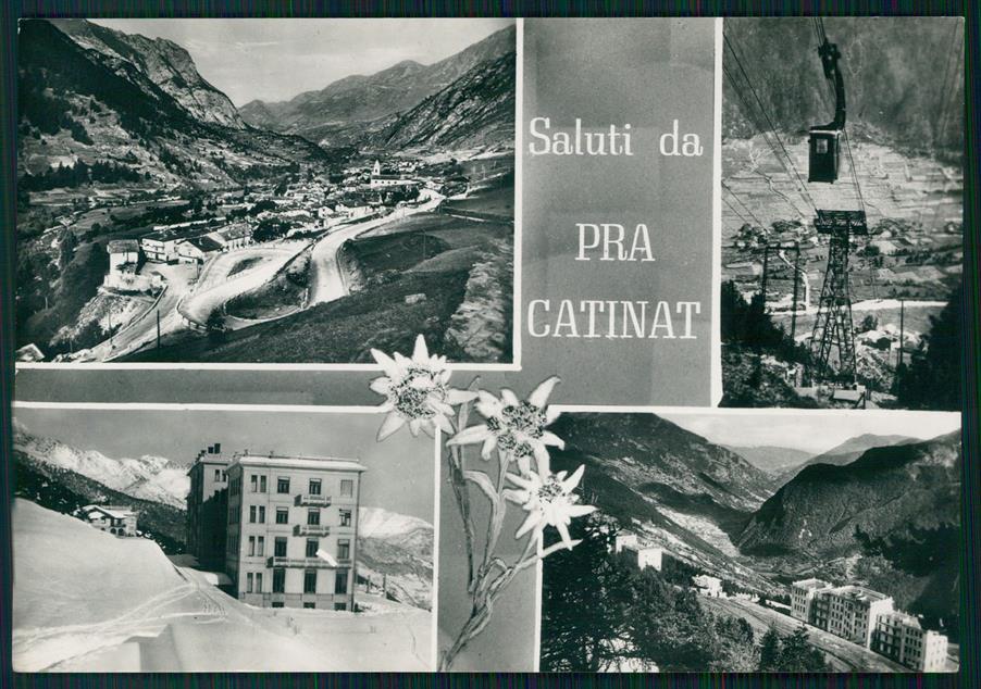Torino Fenestrelle Prà Catinat Saluti da Stelle Alpine Foto FG cartolina MZ2340 – fronte