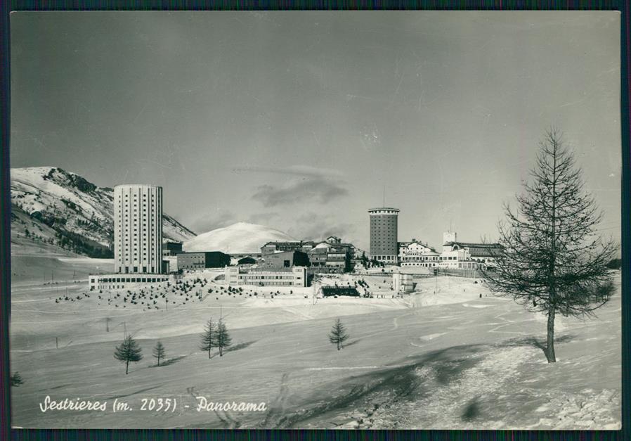 Torino Sestriere Nevicata Foto FG cartolina MZ2357 – fronte
