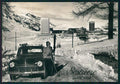 Torino Sestriere Nevicata Sci Auto Foto FG cartolina MZ2359 – fronte