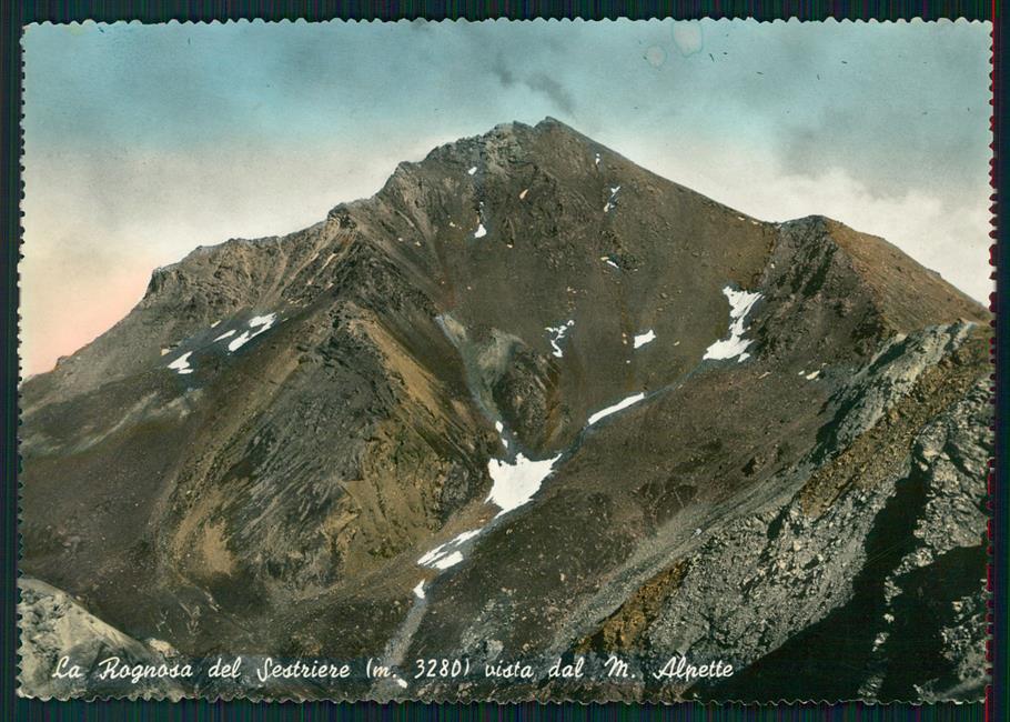 Torino Sestriere La Rognosa Monte Alpette Foto FG cartolina MZ2380 – fronte