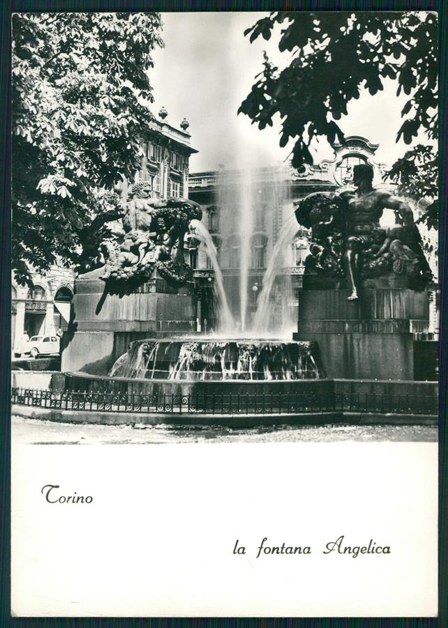 Torino città Fontana Angelica Foto FG cartolina MZ2437 – fronte