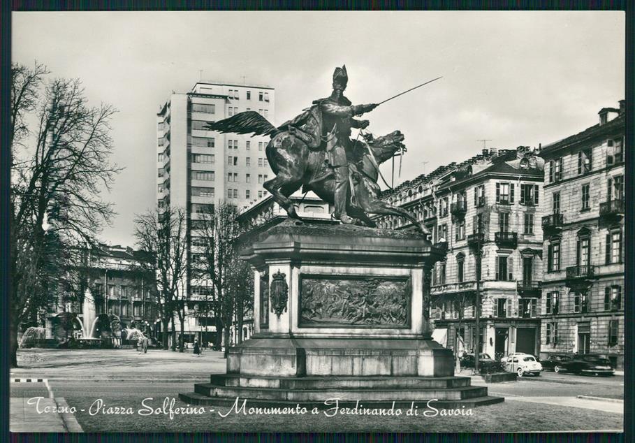 Torino città Piazza Solferino Foto FG cartolina MZ2440 – fronte