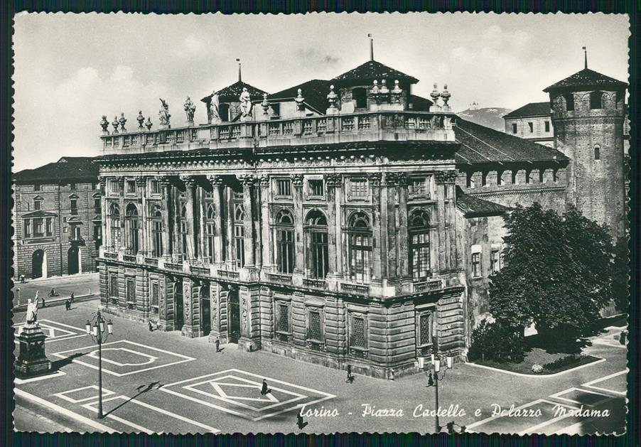 Torino città Piazza Castello Palazzo Madama Foto FG cartolina MZ2477 – fronte