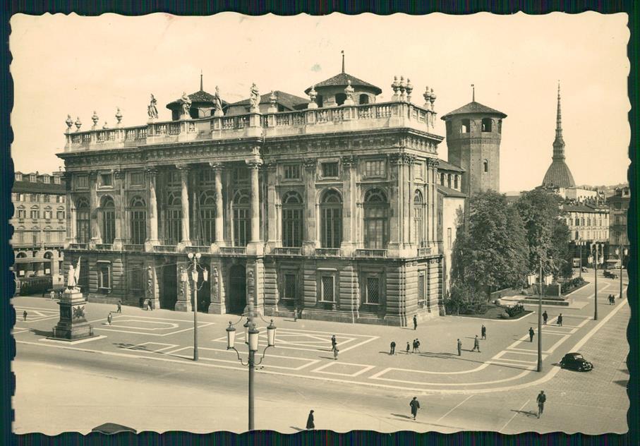 Torino città Piazza Castello Palazzo Madama Foto FG cartolina MZ2478 – fronte