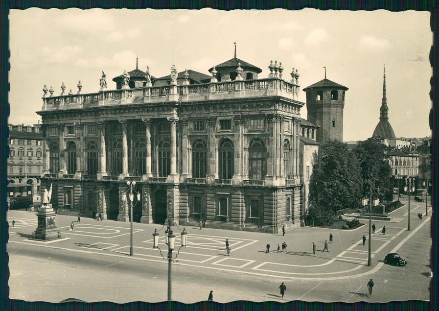 Torino città Piazza Castello Palazzo Madama Foto FG cartolina MZ2482 – fronte