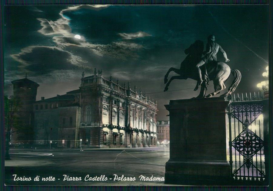 Torino città Piazza Castello Palazzo Madama Foto FG cartolina MZ2483 – fronte