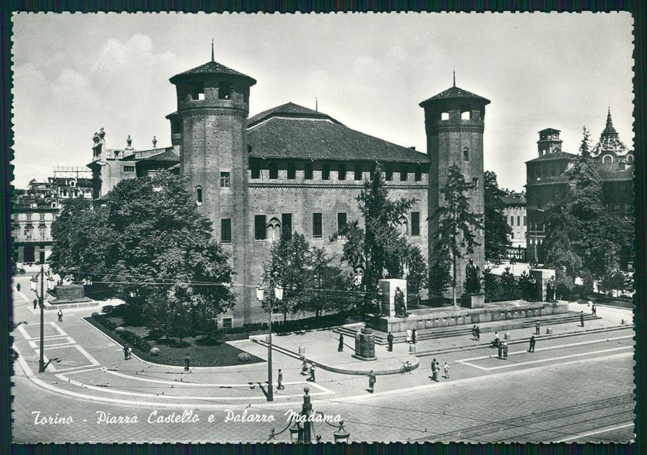 Torino città Piazza Castello Palazzo Madama Foto FG cartolina MZ2484 – fronte