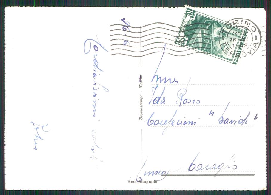 Torino città Birreria PIEGA Foto FG cartolina MZ2525 – retro