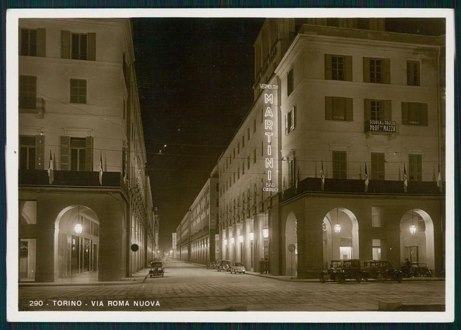 Torino città Via Roma Nuova Auto Foto FG cartolina MZ2540 – fronte