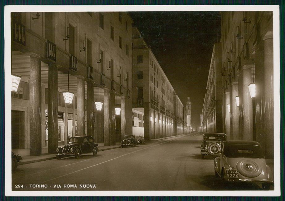 Torino città Via Roma Nuova Auto Foto FG cartolina MZ2543 – fronte