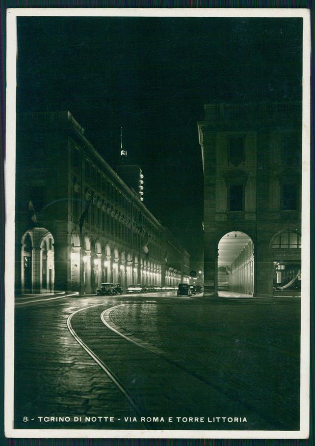 Torino città Via Roma Auto Foto FG cartolina MZ2549 – fronte