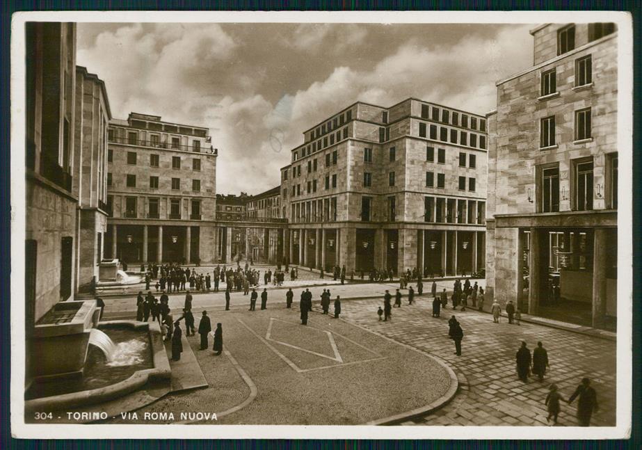 Torino città Via Roma Nuova Foto FG cartolina MZ2552 – fronte