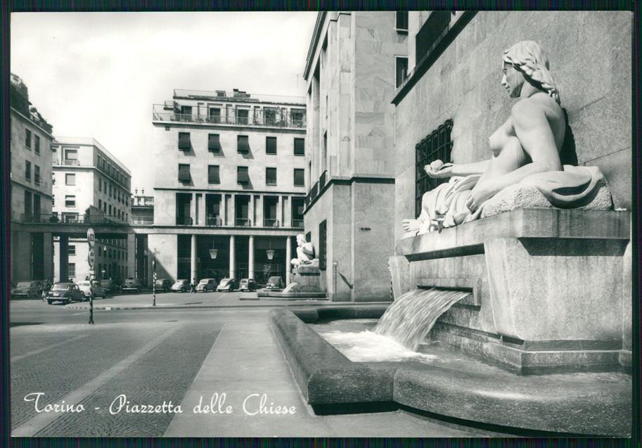 Torino città Piazzetta delle Chiese Foto FG cartolina MZ2553 – fronte