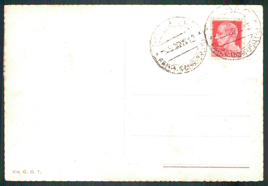 Torino città Via Roma Palazzo Reale FG cartolina MZ2572 – retro